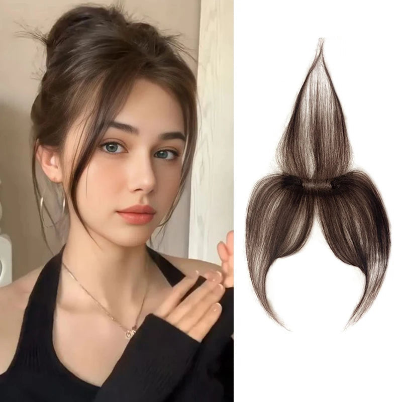 Aplique Franja Frontal - Cabelo Humano Natural