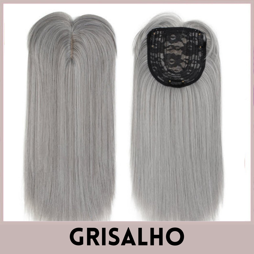 Topo de Cabeça - Fibra Orgânica (Para Alopecia, Falhas, Cabelos Ralos e com Queda) 