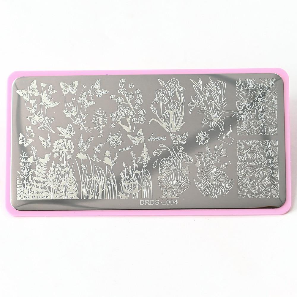 Placa de Desenhos Para Nail Art - Stylish - Magazine All In