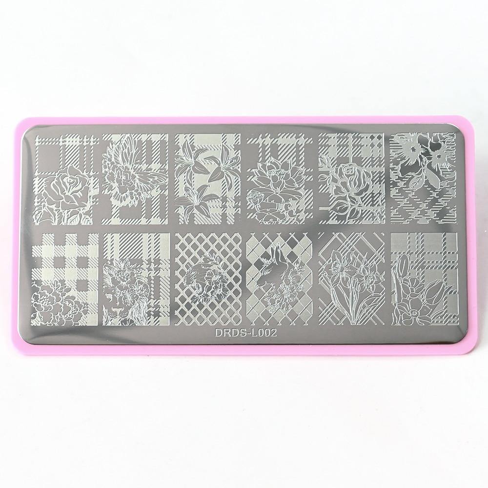 Placa de Desenhos Para Nail Art - Stylish - Magazine All In