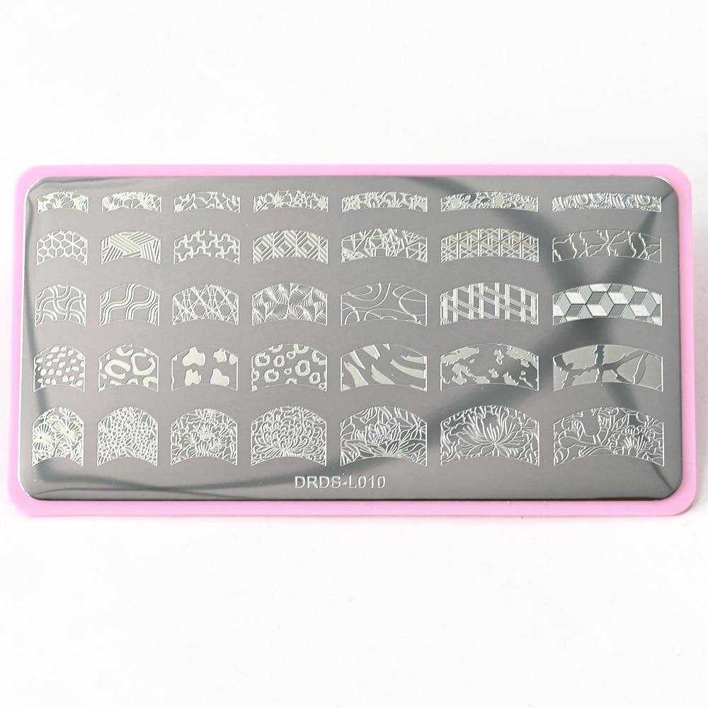 Placa de Desenhos Para Nail Art - Stylish - Magazine All In