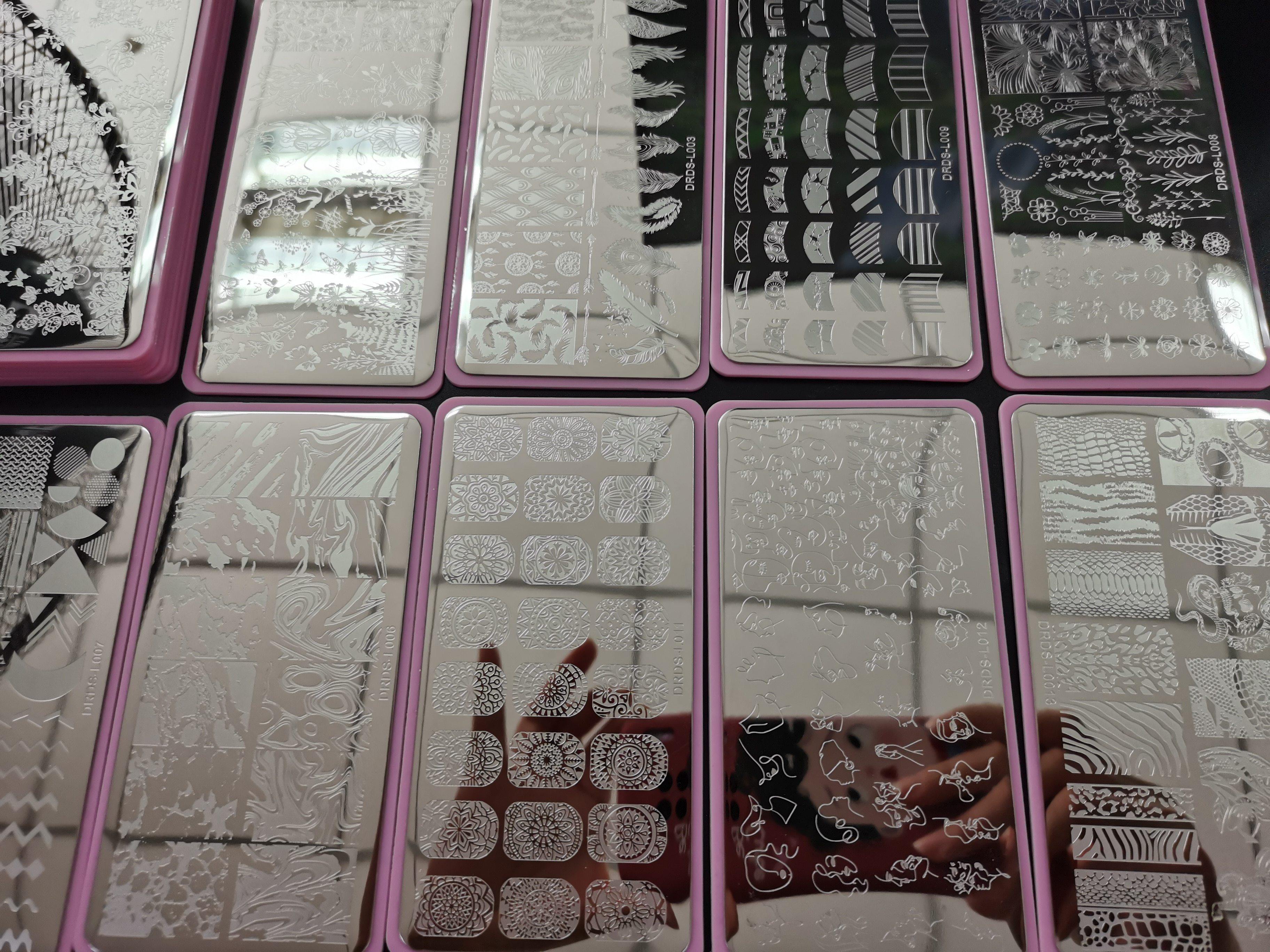 Placa de Desenhos Para Nail Art - Stylish - Magazine All In