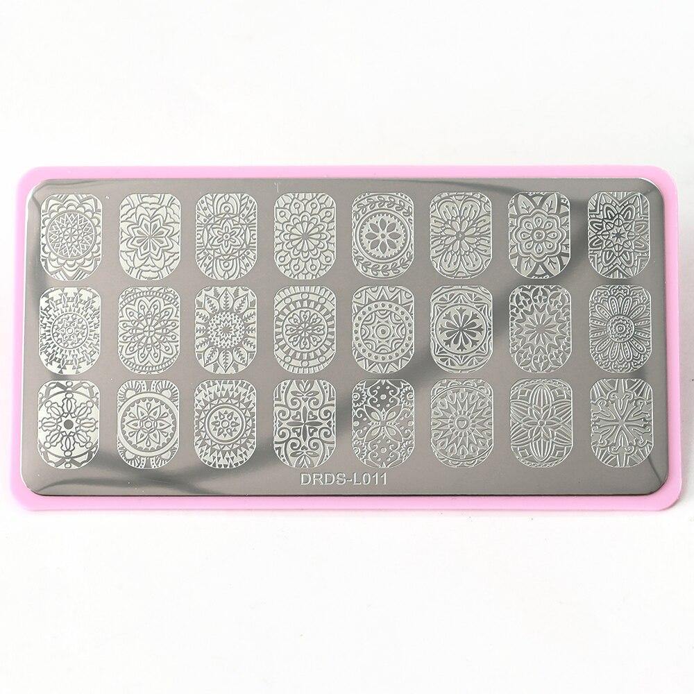 Placa de Desenhos Para Nail Art - Stylish - Magazine All In