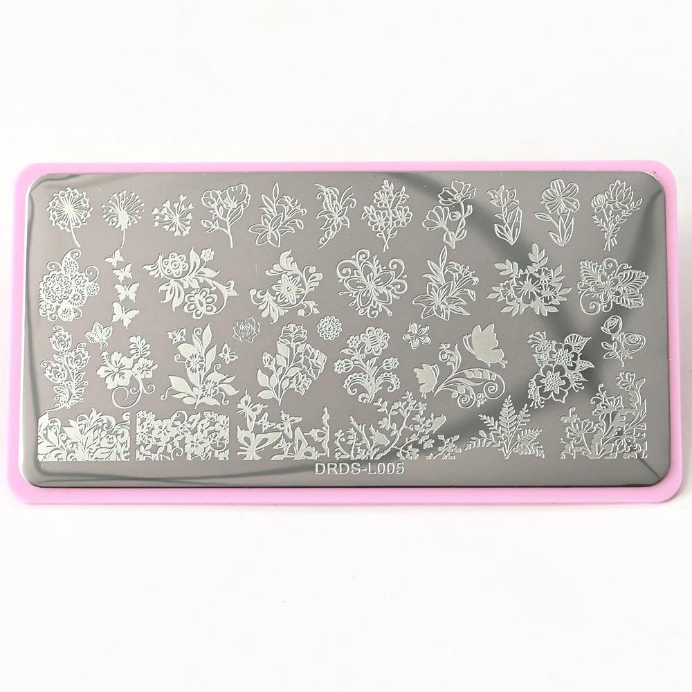 Placa de Desenhos Para Nail Art - Stylish - Magazine All In