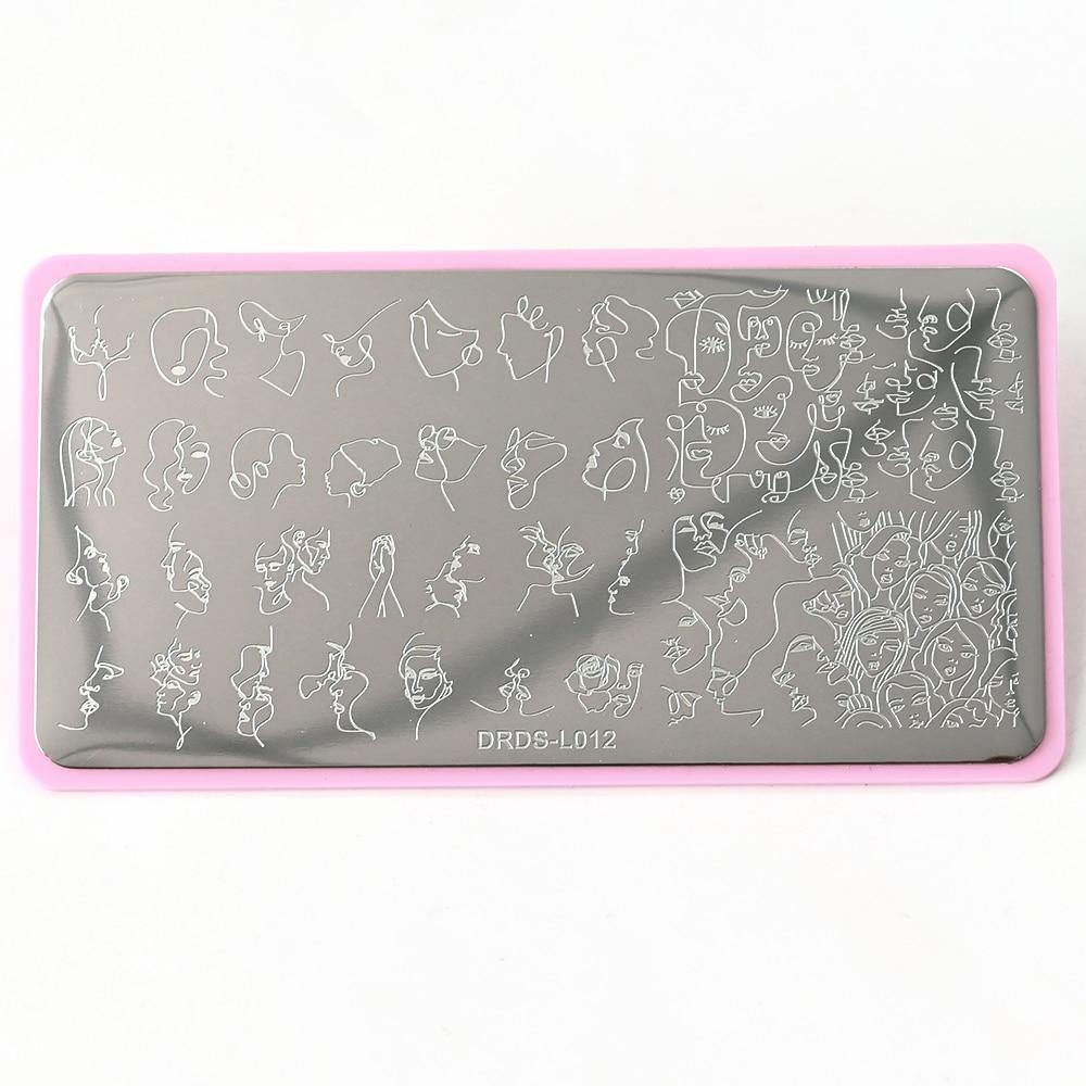 Placa de Desenhos Para Nail Art - Stylish - Magazine All In